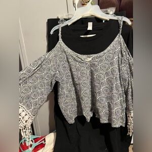 Cold shoulder top
